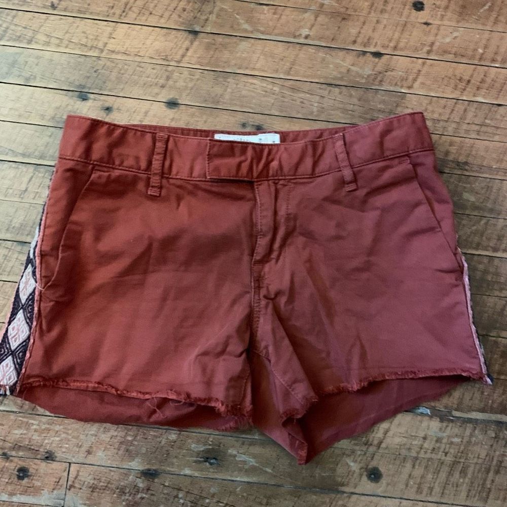 Lucky Brand rust Sienna chino 00 southwest trim shorts